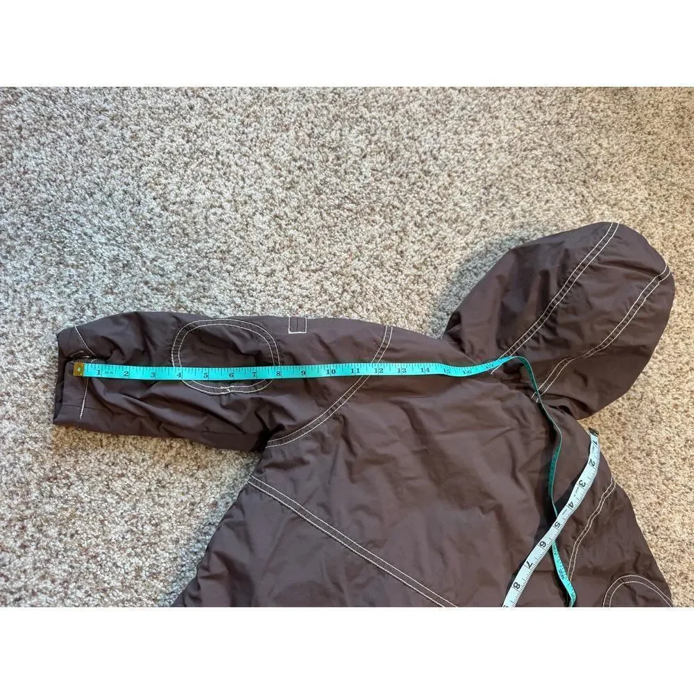 Mini Boden Winter Coat, Boys size 2T-3T, Brown & Orange